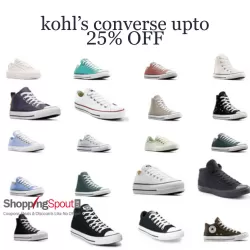 Kohl's converse shop upto 25% Off